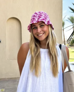 portræt af Sofie B., som er frivillig